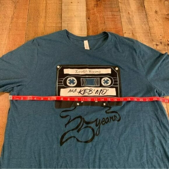 Kevin Moore Keb Mo 25 years short sleeve graphic tshirt size 2XL - Picture 2 of 6